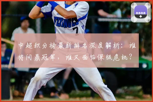 中超积分榜最新排名深度解析：谁将问鼎冠军，谁又面临保级危机？